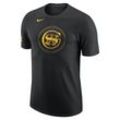 Golden State Warriors City Edition Nike NBA-T-Shirt für Herren - Schwarz