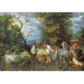 Kunstdruck Der Einzug in die Arche Jan Brueghel d. Ä. Paradies Löwen Pferd H A3 0