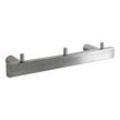 HAKU Möbel Wandgarderobe 16744 silber Metall 3 Haken 26,0 x 4,0 cm