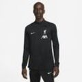 Liverpool FC Strike Nike Dri-FIT Fußball-Track-Jacket für Herren aus Strickmaterial - Schwarz