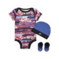 Nike Snow Day 3-Piece Boxed Set dreiteiliges Bodysuit-Set für Babys - Lila