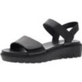 ara® Sandaletten, Glattleder, Keilabsatz, für Damen, schwarz, 36