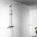 Grohe Rainshower 210 Duschsystem 27032001 chrom, mit Aufputz Thermostat, Duscharm 450mm