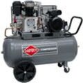 Druckluft-Kompressor 3 ps 2,2 kW 10 bar 100 Liter Kessel mobiler Kolben-Kompressor 230 Volt HL425-100 - Airpress