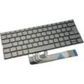 Original Laptop Notebook Tastatur Keyboard Deutsch qwertz Grau mit Hintergrundbeleuchtung für Lenovo Yoga Laptops wie 530-14 / ohne Rahmen