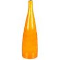 Blumenvase Orange Terrakotta 50 cm Handgemacht Langer Hals Schmale Öffnung Flaschenform Bodenvase Deko Accessoires Wohnzimmer Schlafzimmer Flur