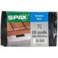 Spax Terrassen Pads 100 x 100 x 8 mm - - 20 Stk.