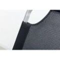 TrendLine Alu-Dreibeinliege De Luxe XL Textilenbespannung, schwarz