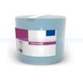 Putztuchrolle Ellis Premium 3-lagig 360 m blau 34x 36 cm, 1000 Abrisse/Rolle, 1 Rolle/Paket