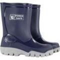 Power Safe Kinderstiefel blau-silber