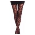 Damen Strumpfhose mit Muster Streifen Nero Frauen Hose Socken N.1294 20 den schwarz s/m