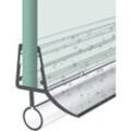 Duschdichtung,80cm Ersatzdichtung Duschtür für Duschtür Glasstärken von 7-8mm, Wasserabweiser Duschtür Dichtung oder Duschkabinen-Dichtung für
