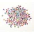 Glorex Gmbh - Glorex Kunststoff-Scheiben mit Buchstaben 5 x 2 mm mit Loch, 50 g, farbig Perlen