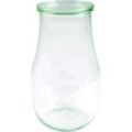 Einkochgläser Tulpenform 2,5 l, Ein gläser, Rundrandglas mit Deckel - Weck