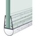 Duschdichtung,100cm Ersatzdichtung Duschtür für Duschtür Glasstärken von 4-6mm, Wasserabweiser Duschtür Dichtung oder Duschkabinen-Dichtung für