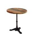 SIT Möbel TABLES & CO Tisch Gusseisen/Altholz Bunt/ Altholz/