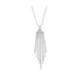 Kette Sparkle Fringes - Silber