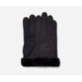 UGG® Sheepskin Embroidered Handschuhe für Damen in Black, Größe L, Shearling
