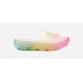 UGG® Jella Clear Watercolors Slide für Damen in Rainbow Blend, Größe 42