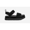 UGG® Goldenstar Sandale für Damen | UGG® EU in Black, Größe 38, Veloursleder
