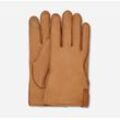UGG® Handschuhe aus Leder mit Muschel-Logo für Herren in Brown, Größe L