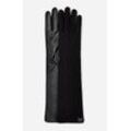 UGG® Handschuhe aus Leder und Strick für Damen in Black, Größe S