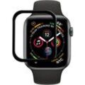 Cofi 1453 - cofi1453® 5D Schutz Glas Tempered Glass kompatibel mit iWatch Apple Watch Series 5 4 3 2 1 Panzer Folie Vollständig Klebend und Abdeckung