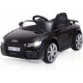 12V Elektroauto Audi tt rs, mit 2,4 Ghz Fernbedienung, Kinderfahrzeug mit Musik /Scheinwerfer/ Hupe, 2,5-5 km/h, Sicherheitschloss an der Tür, für