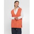 ANNA AURA Strickpullunder Damen Schurwolle, orange