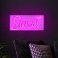 LED Wand Leuchte Sweet Party Wohn Zimmer Beleuchtung Deko Lampe USB Silikon NEON-Schild