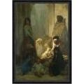 Kunstdruck La Siesta, Memory of Spain Gustave Dore Kinder Familie Brauch Ruhen Fa