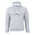 Cotton Prime® Kapuzensweatshirt Pulsschlag Berge