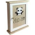Holz Schlüsselkasten Panda 6 Haken-D62703
