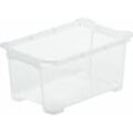 Rotho - Aufbewahrungsbox evo Easy 4 l transparent 27 x 17,2 x 12,8 cm Aufbewahrungsbox