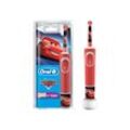 Oral-B Kids Cars Elektrische Zahnbürste mit Disney-Stickern, für Kinder ab 3 Jahren, rot