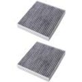 2x Trade-shop Innenraumfilter / Pollenfilter mit Aktivkohle ersetzt maxgear 26-0464 26-0853, denso DCF382P DCF356P, valeo 715620 701021