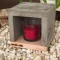 Candle cube© Kleiner Teelicht Tisch-Kamin Ofen Stövchen Kerzen-Heizung Teelichtofen Heizwürfel mit Duftkerze Wild Berries