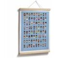 Poster Kinderzimmer Wandbild Küche Motiv Kinder der Welt Children of the world 24x30cm - blau