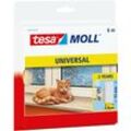 Moll Universal Schaumstoff - Schaumstoffdichtung zum Isolieren von Spalten im Haushalt, selbstklebend - Weiß - 6 m x 15 mm x 5,5 mm - weiß - Tesa