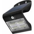 Goobay - Solar LED-Wandleuchte mit Bewegungsmelder, 3,2 w, schwarz