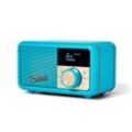 Revival Petite electric blue tragbares FM / DAB+ Radio mit Bluetooth und integriertem Akku