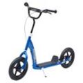 Kinderroller Anti-Rutsch Trittfläche, Metallfahrradständer zum Parken, (Farbe: blau)