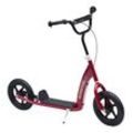 Kinderroller Anti-Rutsch Trittfläche, Metallfahrradständer zum Parken, (Farbe: rot)