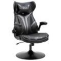 Gaming Stuhl ergonomisch (Farbe: schwarz/grau)