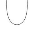 Nenalina Halskette Seidenband Kette Basic Kombinierbar 925 Silber (Farbe: Gold, Größe: 60 cm)
