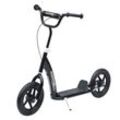 Kinderroller Anti-Rutsch Trittfläche, Metallfahrradständer zum Parken, (Farbe: schwarz)