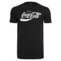 Merchcode T-Shirt Herren Coca Cola Logo Tee (1-tlg), schwarz