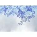 KOMAR Vliestapete "Blue Aura" Tapeten 350x250 cm (Breite x Höhe) Gr. B/L: 350 m x 250 m, Rollen: 1 St., bunt Blumentapeten