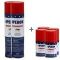 IPERON® 12 x 200 ml Fogger Ungeziefervernebler & 12 x 400 ml Wespenspray im Set + Zeckenhaken