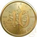 1 Unze Goldmünze Maple Leaf - Jubiläum 40 Jahre 2019
